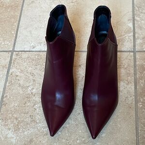 Boss Deep Burgundy Ankle Booties size 39